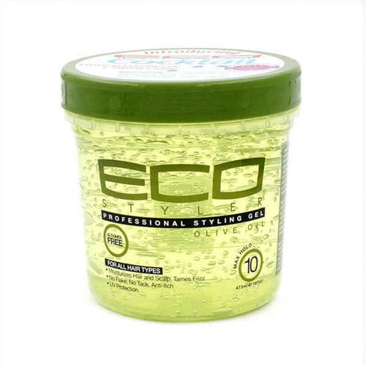 Medium hold fixing gel Eco Style I811A Olive Oil (473 ml)