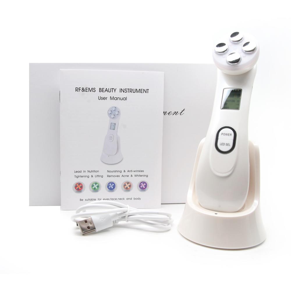 Mesoterapia facciale LED Photon Massaggiatore per la cura della pelle per la rimozione delle rughe del viso
