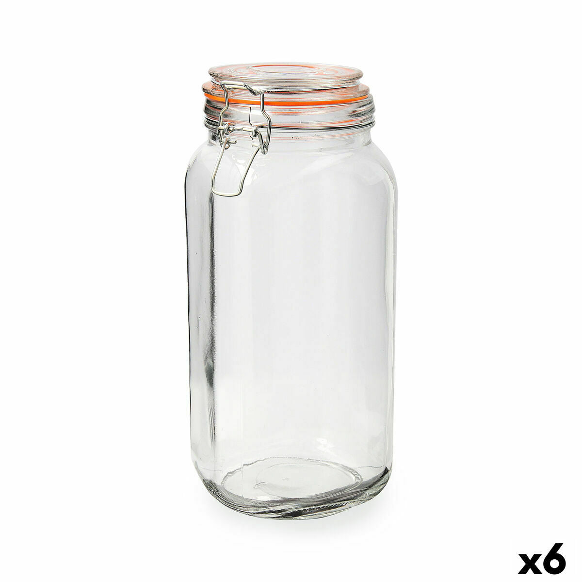 Glass Jar Quid New Canette Transparent Glass 2 L (Pack 6x)