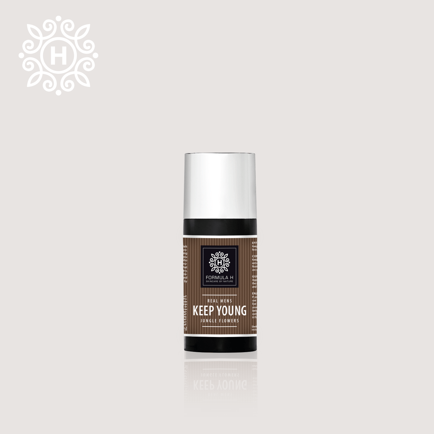 Siero viso antietà Keep Young - Real Men - 15 ML - Fiori della giungla
