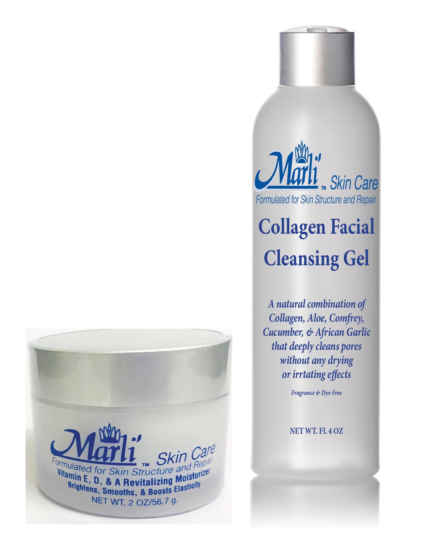 Kit rivitalizzante per la cura della pelle idratante, detergente e tonico alla vitamina EDA