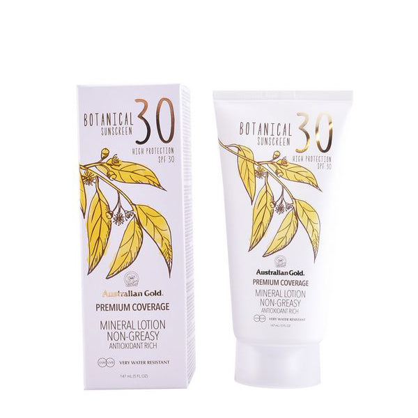 Lozione solare botanica Australian Gold SPF 30 (147 ml)