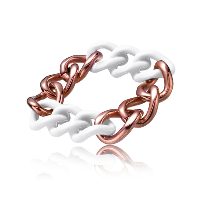 Bracciale da donna Time Force TS5148BW Acciaio Bronzo Bianco