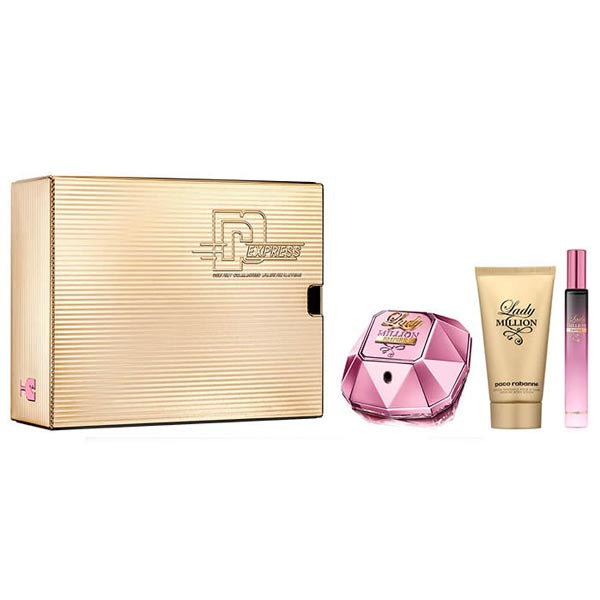 Set profumo da donna Lady Million Empire Paco Rabanne (3 pezzi)