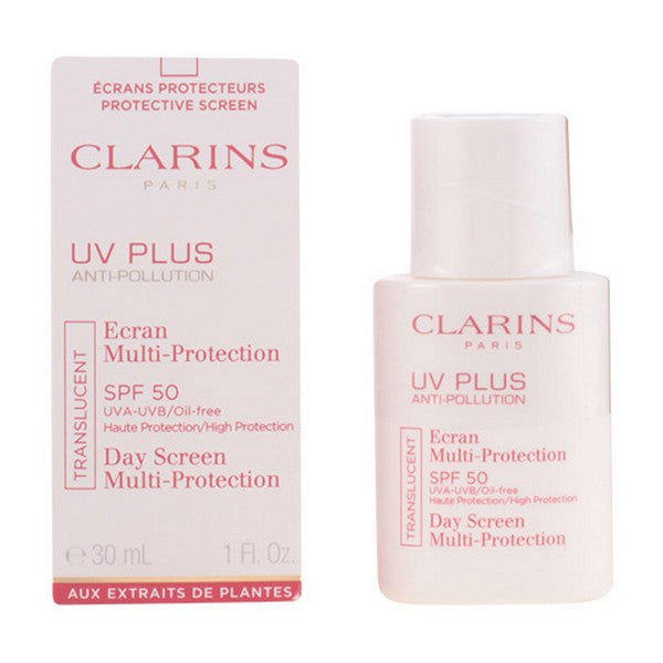 Crema Solare Viso Uv Plus Anti Pollution Clarins Spf 50 (30 ml)