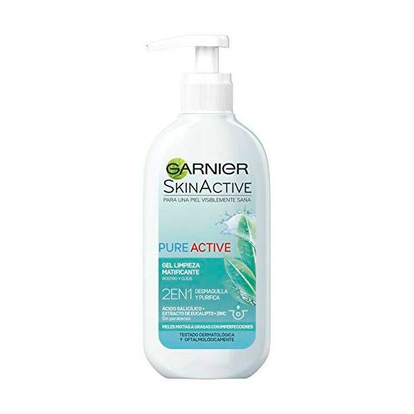 Gel Detergente Effetto Opaco Attivo Puro Garnier