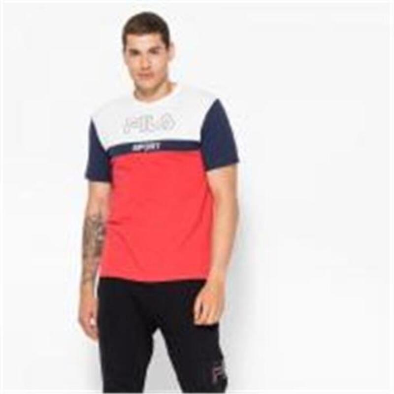 T-shirt manica corta da uomo Fila 682859 Bianca