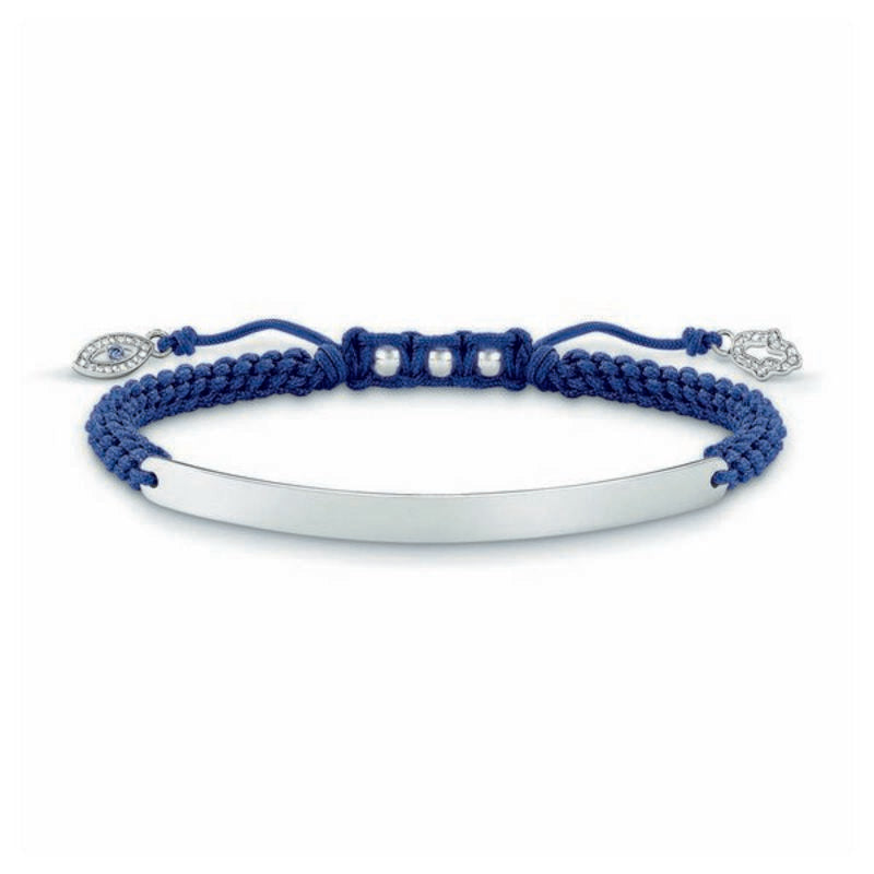 Bracciale da donna Thomas Sabo LBA0066-897-1 Blu Argento