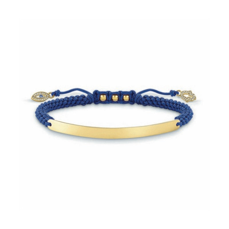 Bracciale da donna Thomas Sabo LBA0067-899-1 Blu Argento Dorato (21 cm)
