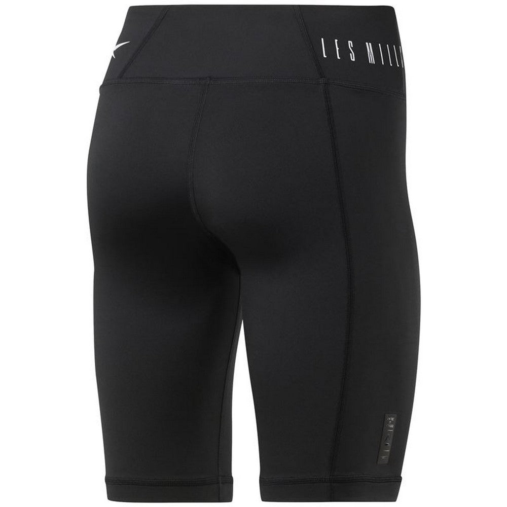 Leggings sportivi corti Reebok Les Mills Cycling Nero
