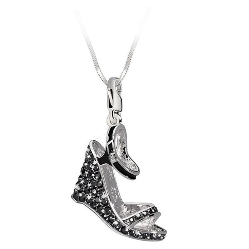 Link portaciondoli da donna Glamour GS2-01 | Nero (4cm)
