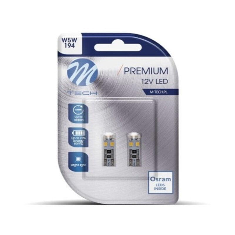 Lampada LED M-Tech W5W 12V (2 pz)