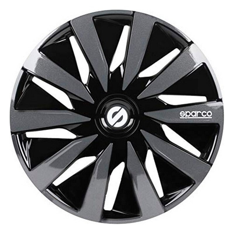 Coprimozzo Sparco Lazio Nero/Grigio 14" (4 ud)