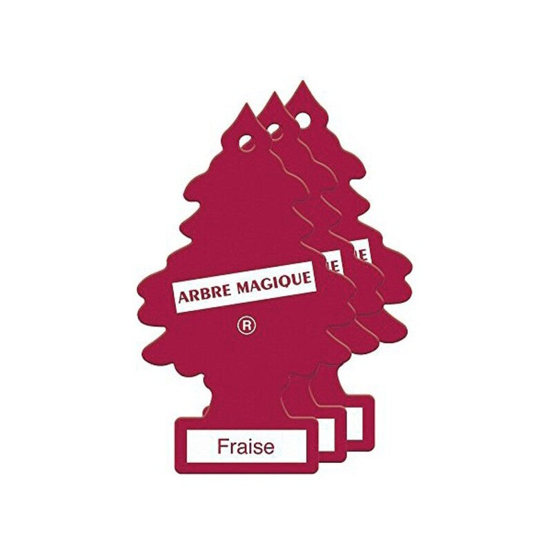 Deodorante per Auto Arbre Magique Pinewood Fragola (3 pz)
