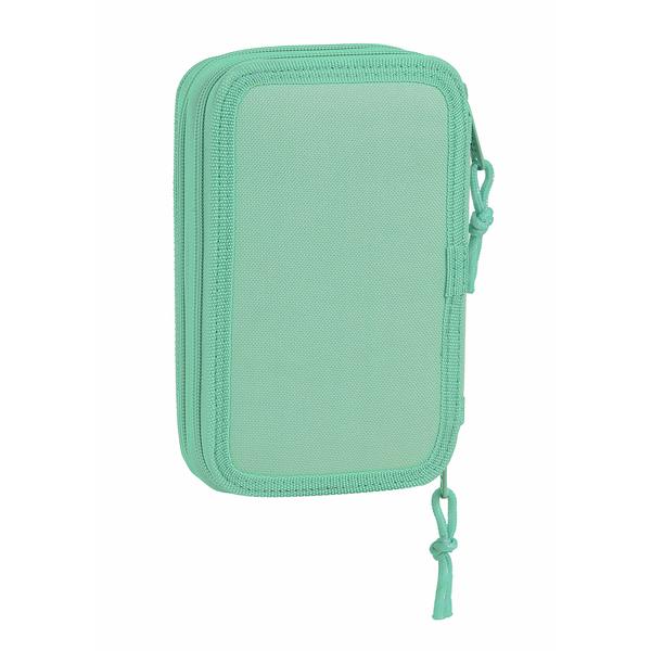Double Pencil Case BlackFit8 Turquoise (28 pcs)