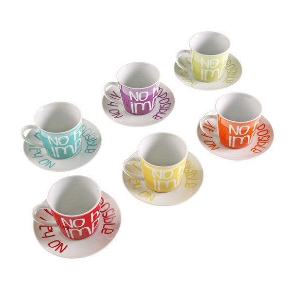 Set Tazzine da Caffè in Porcellana (6 Pezzi)