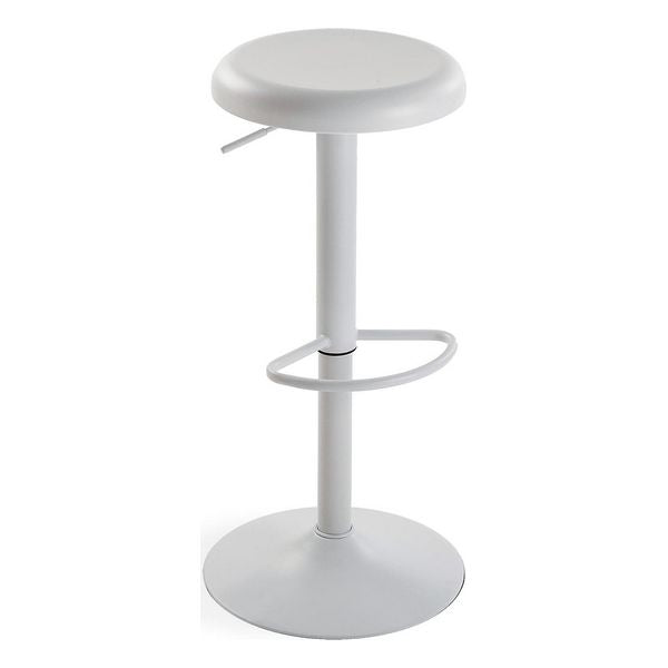 Sgabello Zena Acciaio (35 x 81,5 x 35 cm) Bianco