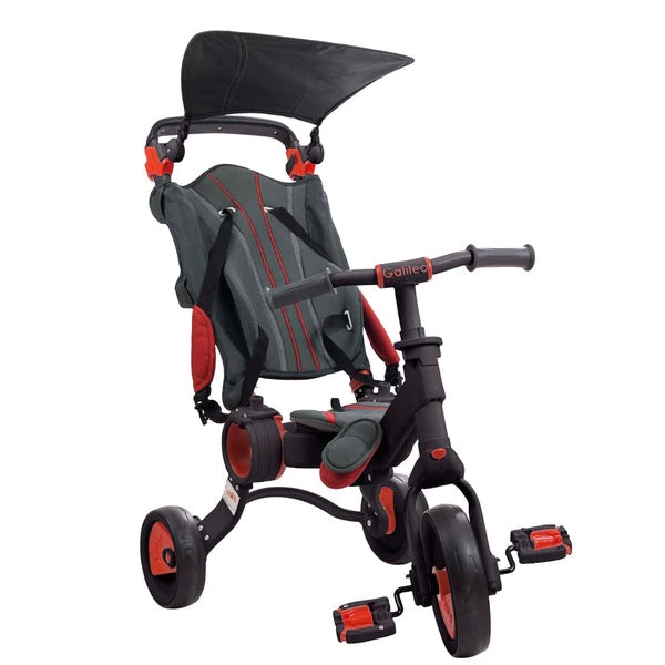 Triciclo Toimsa Galileo Pieghevole Rosso Nero