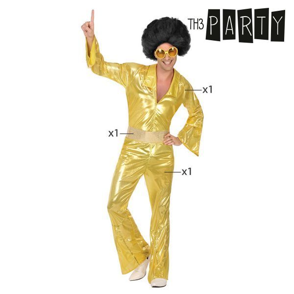 Costume per Adulti Discoteca Dorato