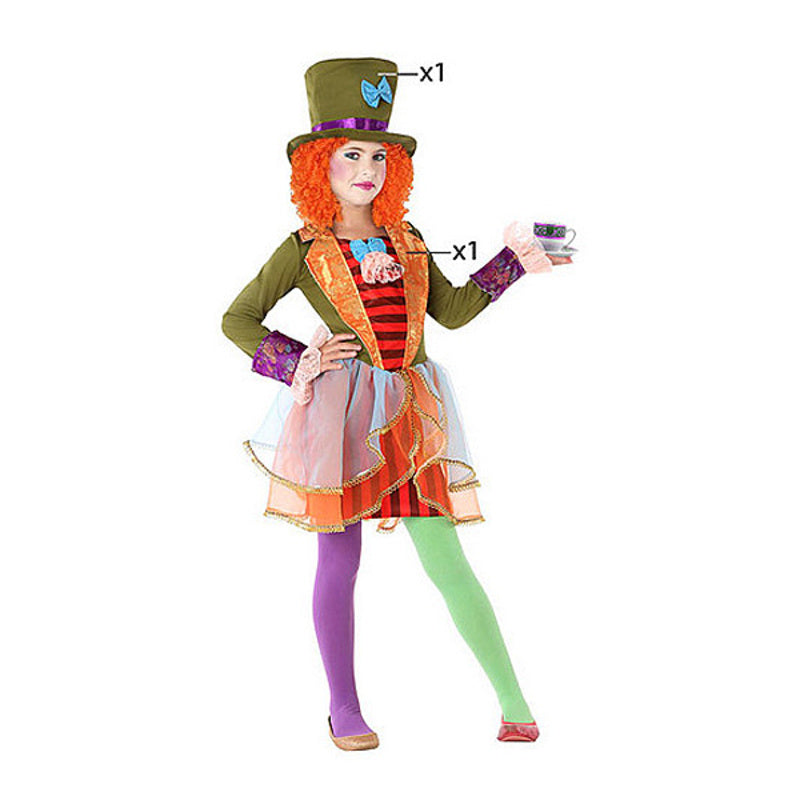 Costume per Bambini Pazza modista (2 Pz)