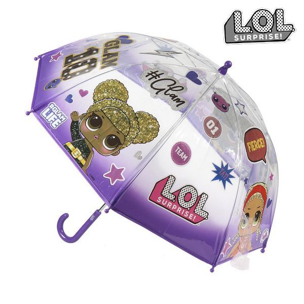 Ombrello a bolle LOL Surprise! Lilla (ø 45 cm)