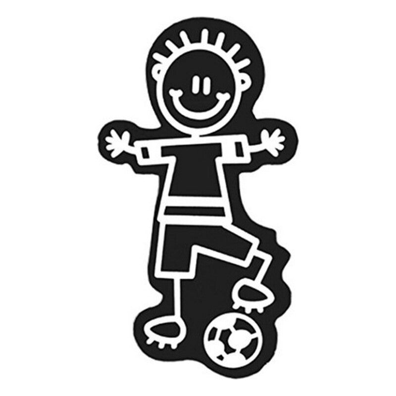 Adesivo per auto Famiglia Bambini Calcio