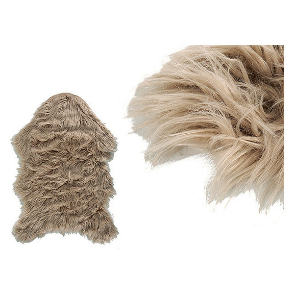 Tappeto in pelle Tappeto cammello (120 x 1 x 60 cm) Pelle sintetica