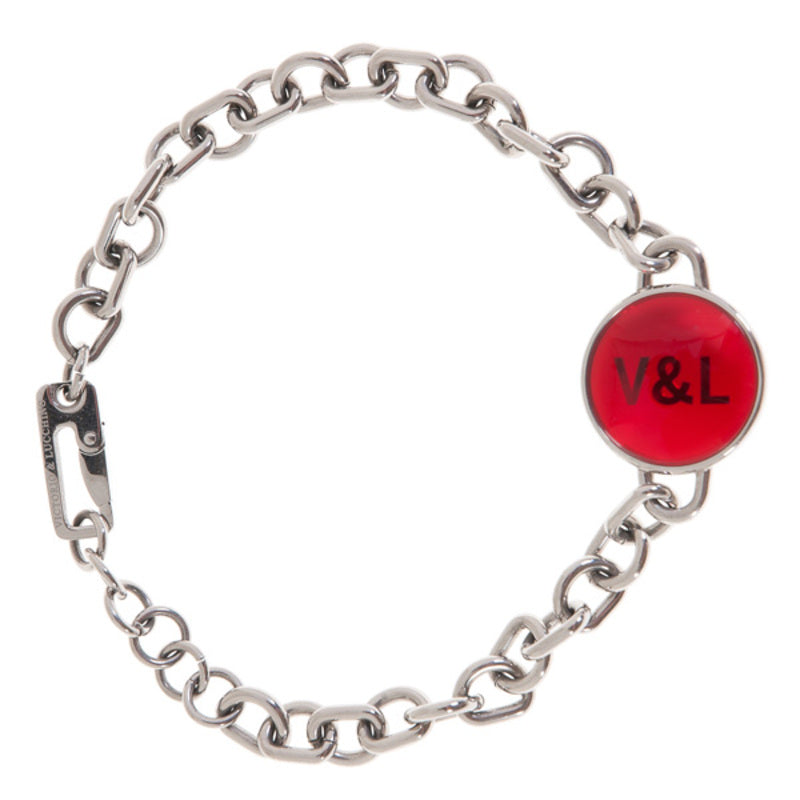 Bracciale Donna Victorio & Lucchino VJ0074BR Rosso Acciaio Argento