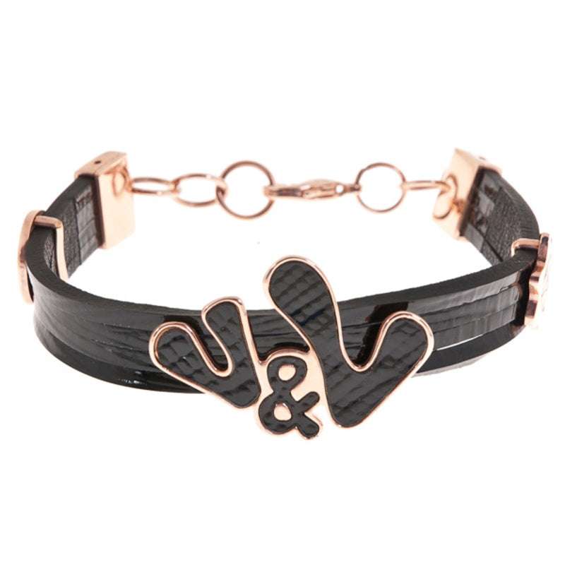 Bracciale Donna Victorio & Lucchino VJ0267BR Acciaio Nero Rosa