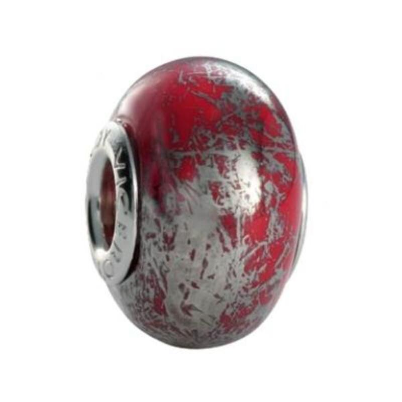 Perline da donna Viceroy VMM0124-17 Rosso Argento (1 cm)