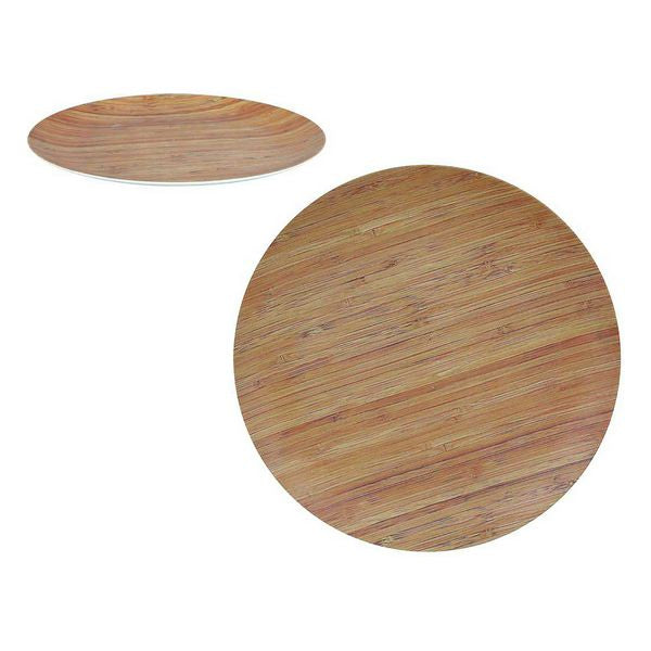 Piatto Privilege Bamboo Marrone