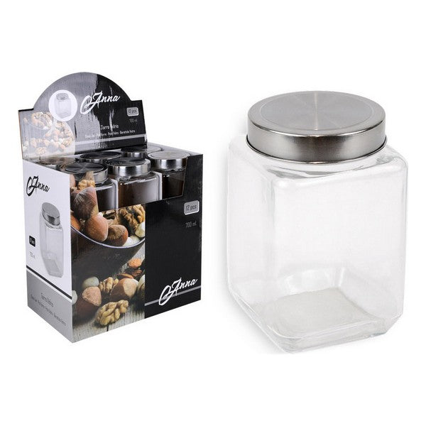Coperchio filettato in vetro stagno 700 ml