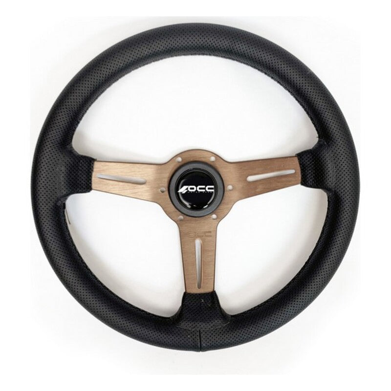 Volante da corsa classico nero