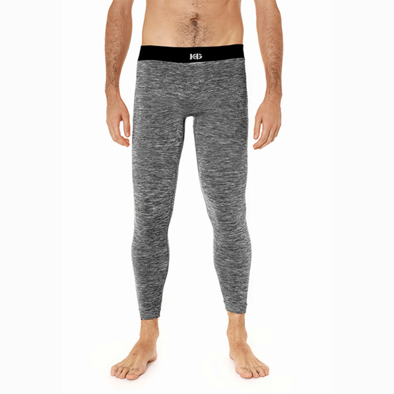 Sports Leggings for Men Sport Hg HG-9030 Black Black/Grey USA