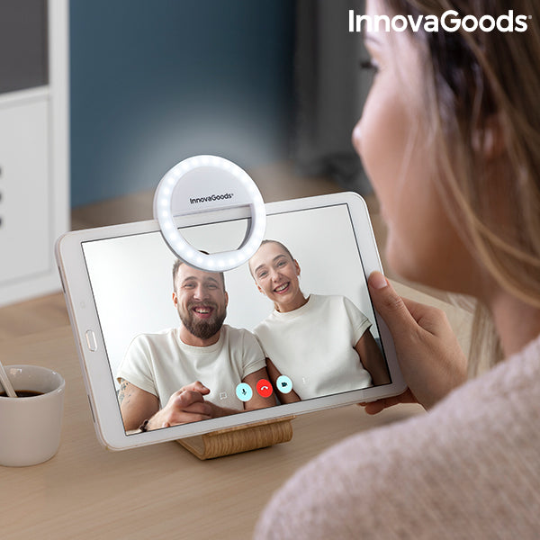 Anello luminoso per selfie ricaricabile Instahoop InnovaGoods