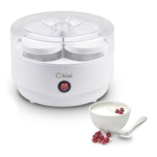 Yogurtiera Kiwi KYM-7207 180 ml 10W Bianco