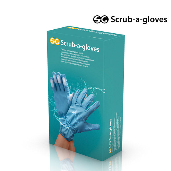 Guanti per la pulizia con spazzole Scrub-a-Gloves (confezione da 2)