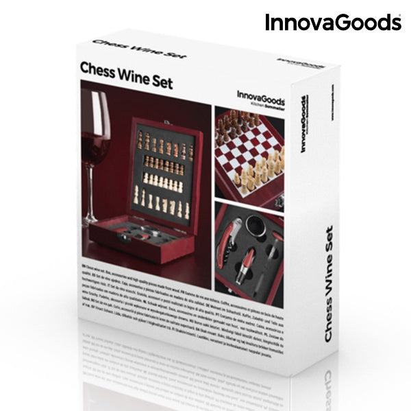 Set da vino Chess InnovaGoods (37 pezzi)
