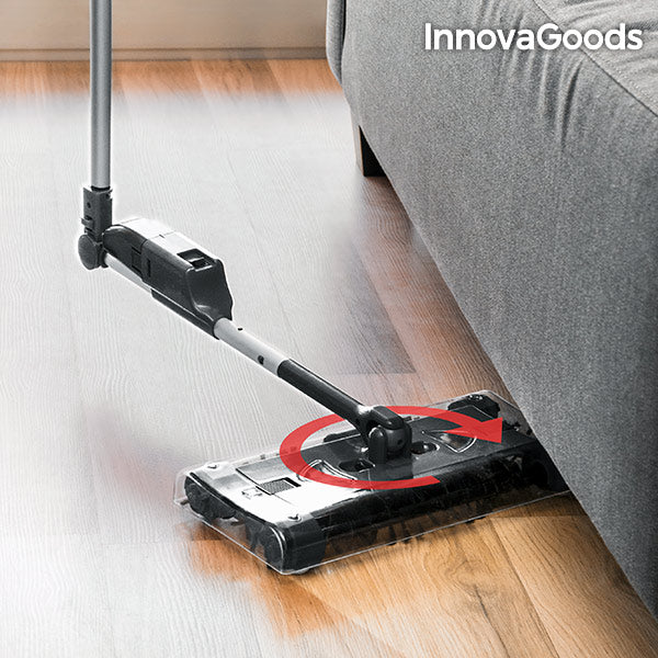 Scopa Elettrica Rettangolare InnovaGoods 7,2 V 700 mAh Nero Grigio