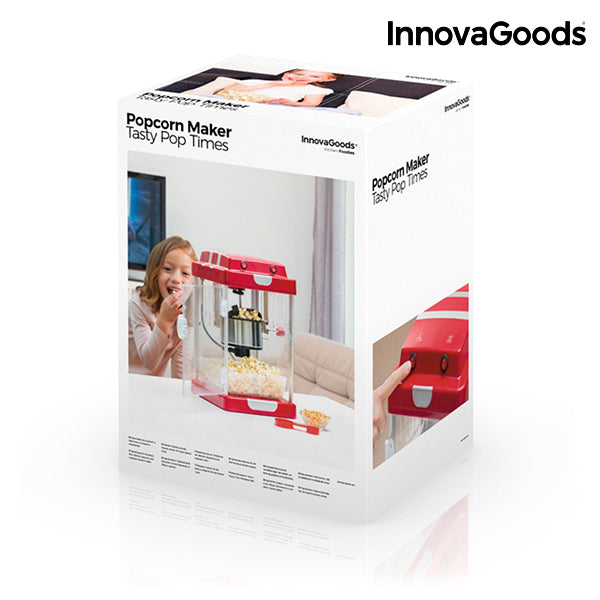 Macchina per popcorn Tasty Pop Times InnovaGoods 310W Rossa