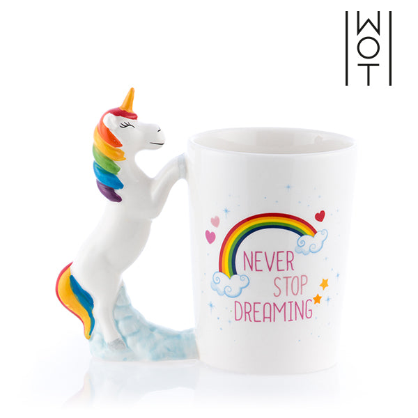 Tazza con unicorno Wagon Trend Never Stop Dreaming