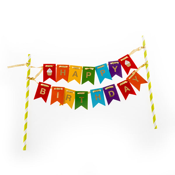 Decorazione torta di buon compleanno