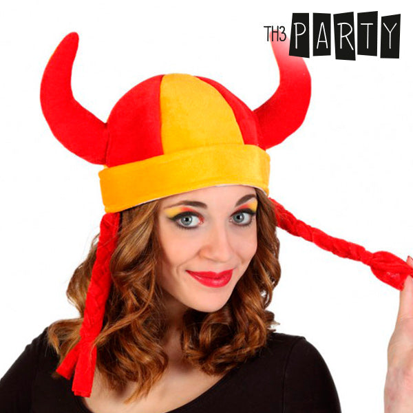 Cappello vichingo con bandiera spagnola Th3 Party