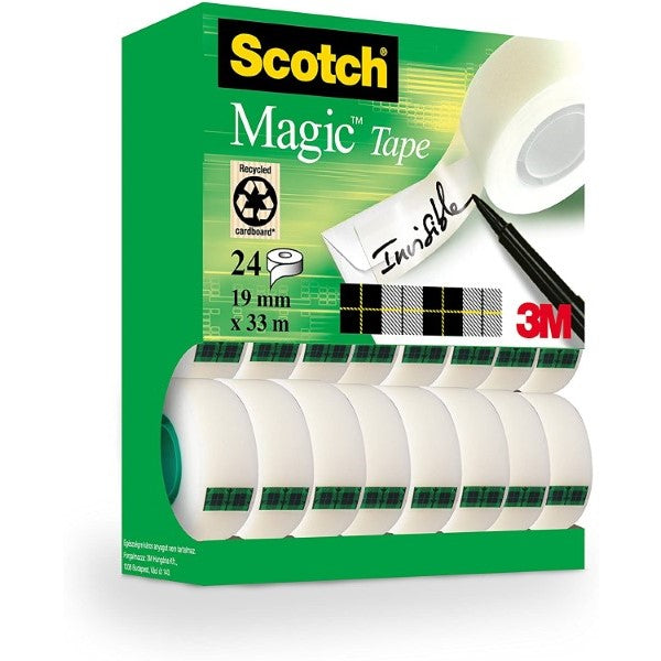 Nastro Adesivo Scotch Magic Trasparente (24 pz) (Ricondizionato D)
