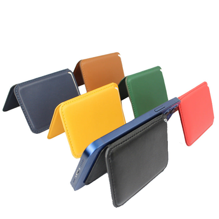 Leather Holder Magnetic Card Holder Apple Holder Magnetic Card Holder