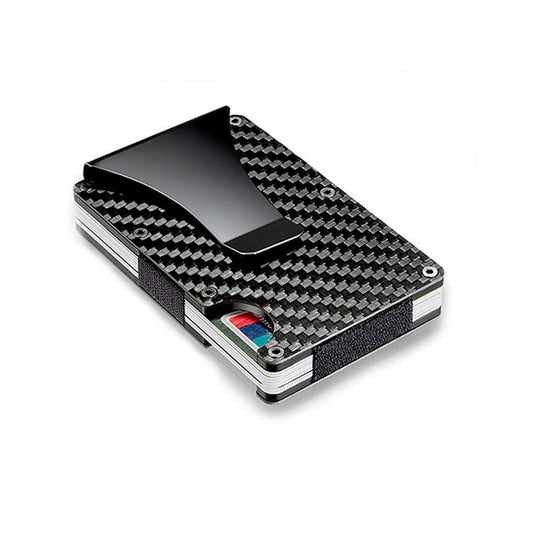 Anti-theft card box with metal card holder