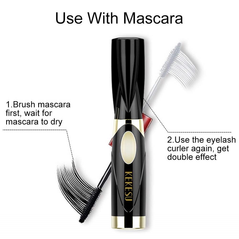 Mini strumento di bellezza duraturo per il trucco degli occhi per il trucco del piegaciglia elettrico riscaldato