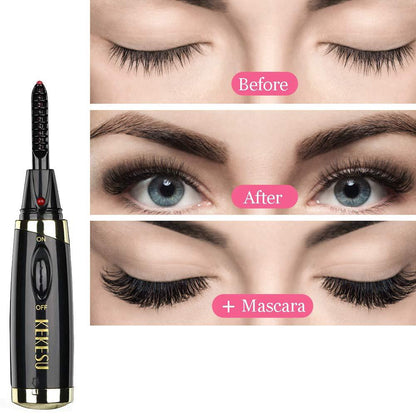 Mini strumento di bellezza duraturo per il trucco degli occhi per il trucco del piegaciglia elettrico riscaldato