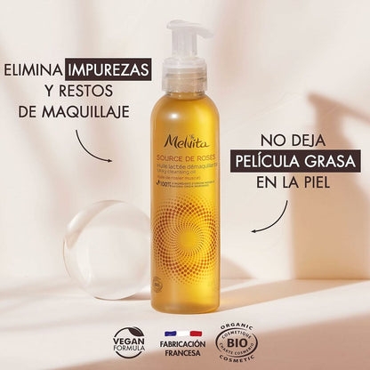 Make-up Remover Oil Melvita Nectar De Roses 145 ml