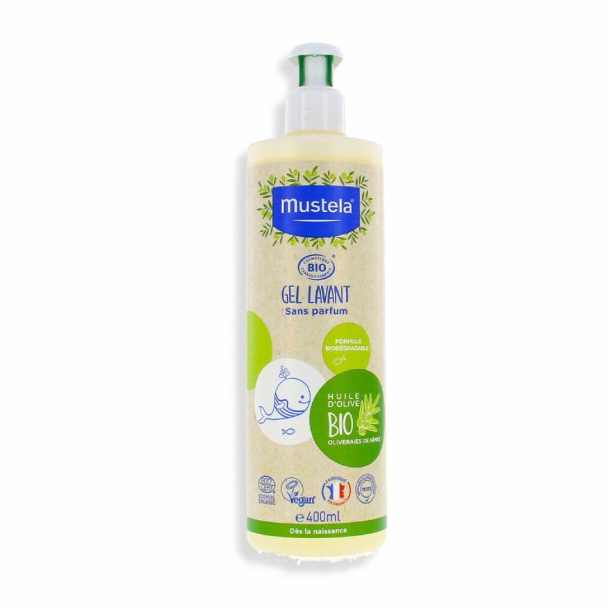 Gel e Shampoo Bio Mustela 1999139 400 ml
